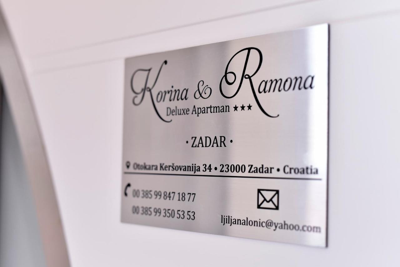 Deluxe Apartman Korina & Ramona Zadar Exteriör bild